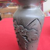 “rispal” pewter vase and pitcher