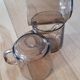 3 Arcoroc BP mugs in smoked glass