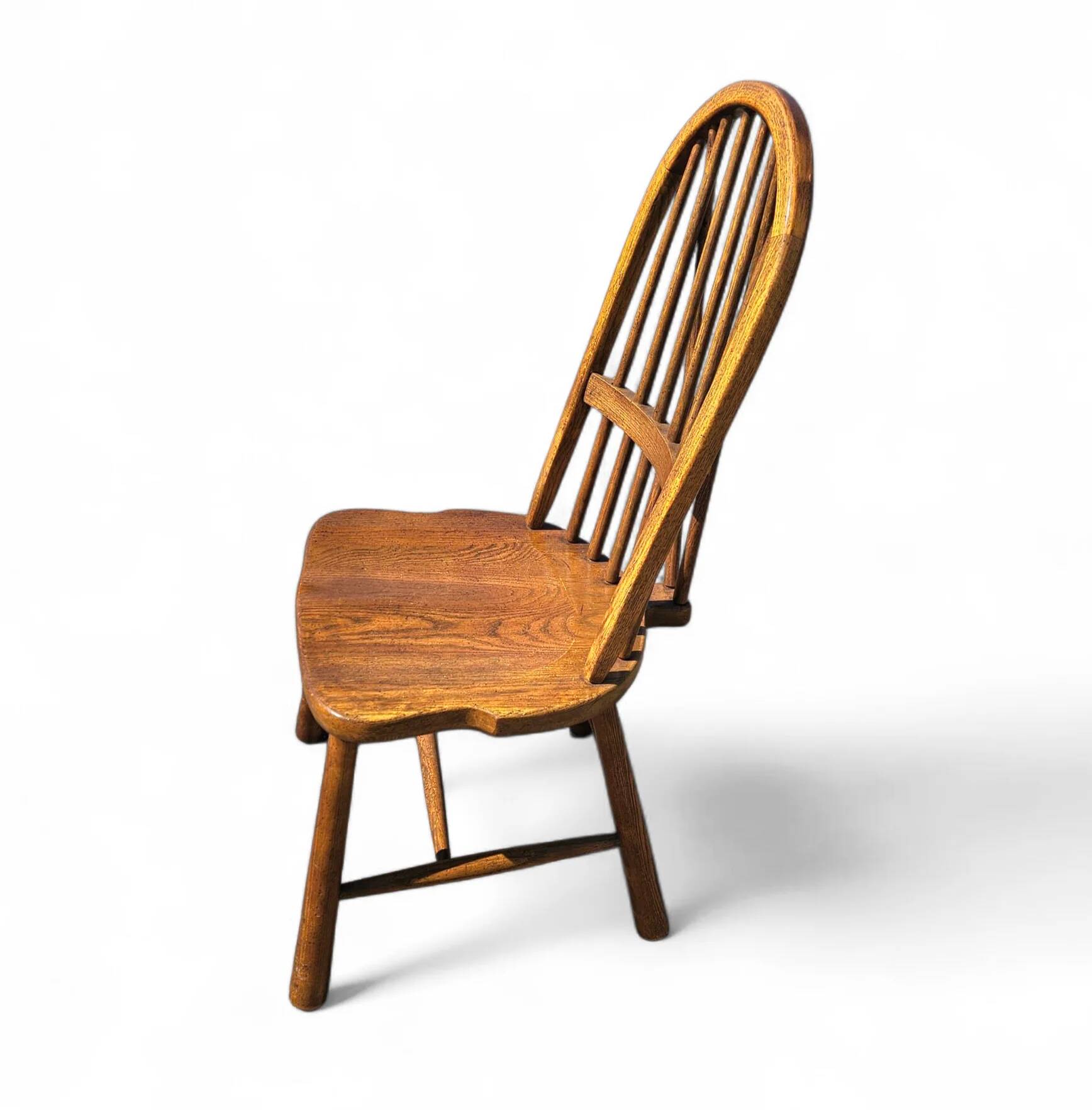 4 x Welsh stick back chairs