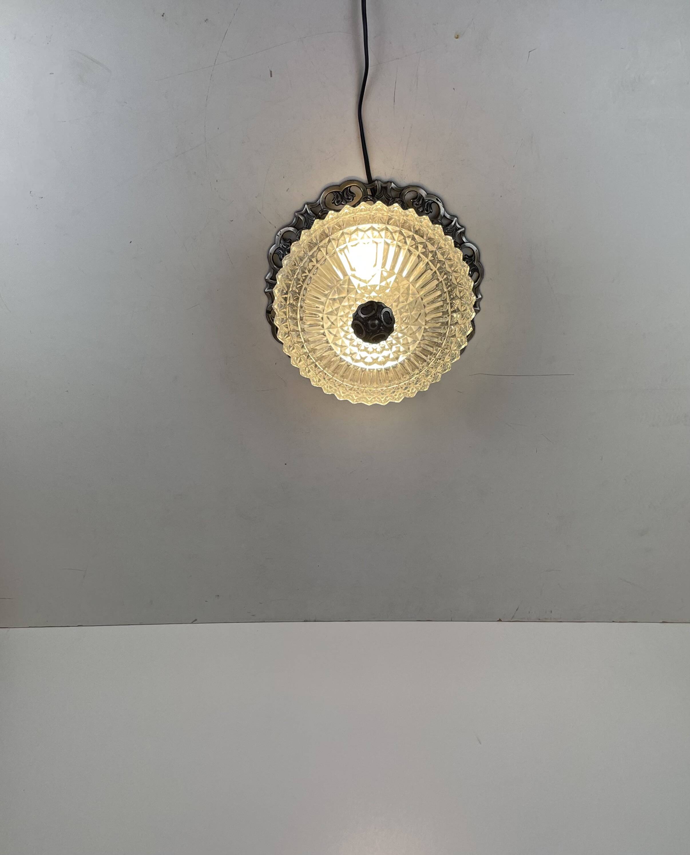 Ceiling Light Att. To Massive, Belgium, 1960s