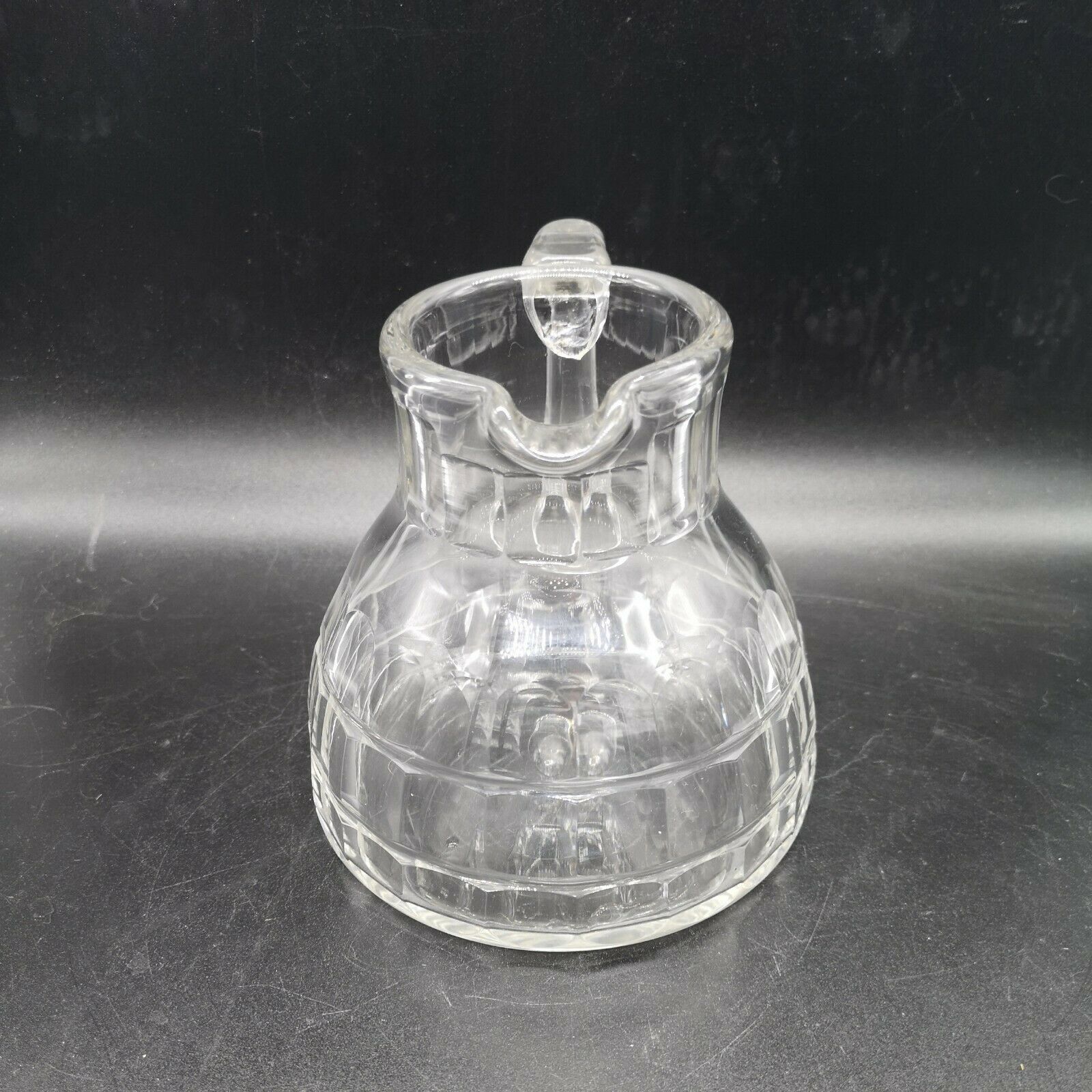 Crystal brocc jug signed Baccarat model Charmes