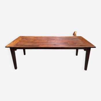 Large solid teak table