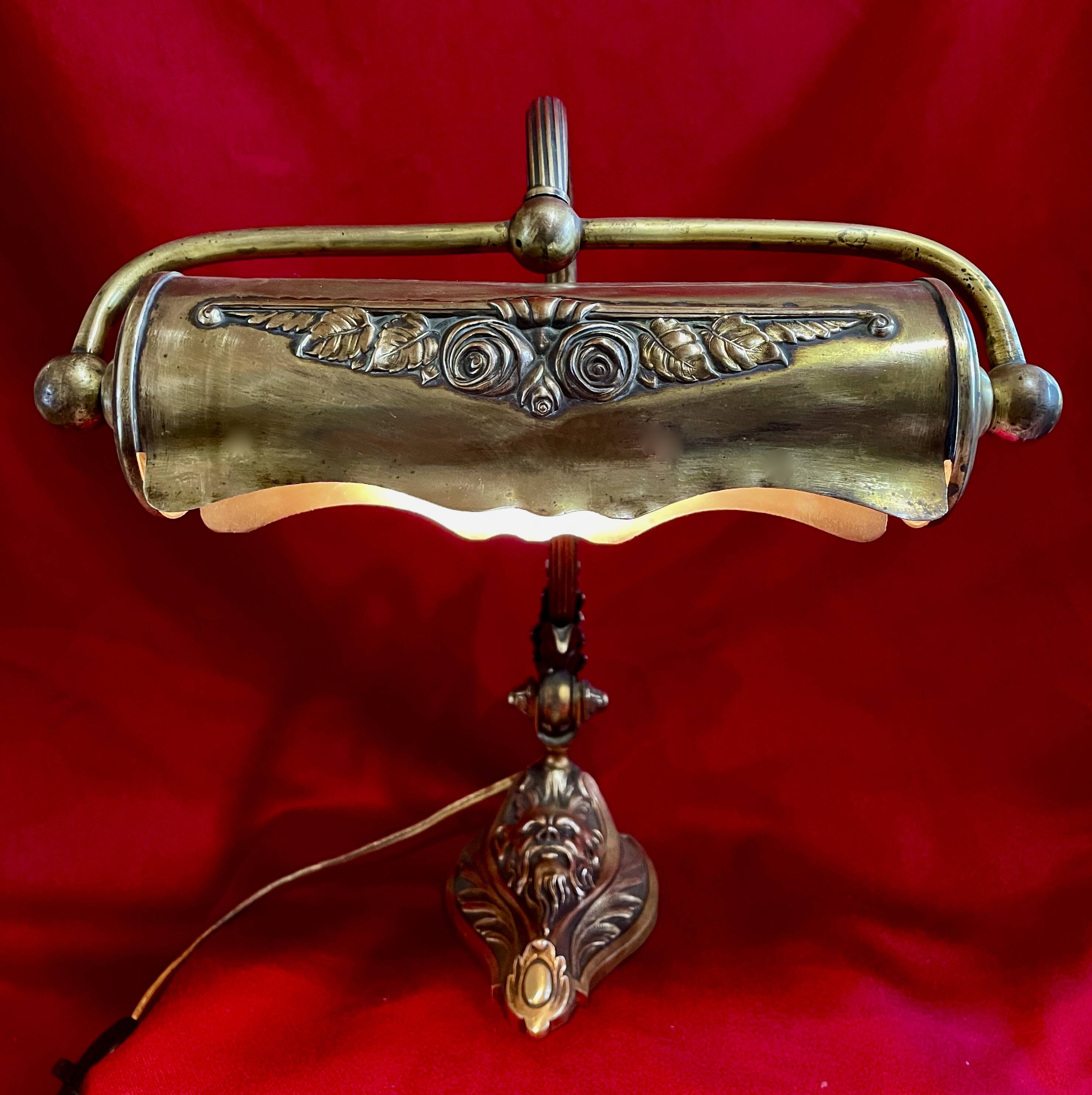 Desk lamp, stamped, 1930