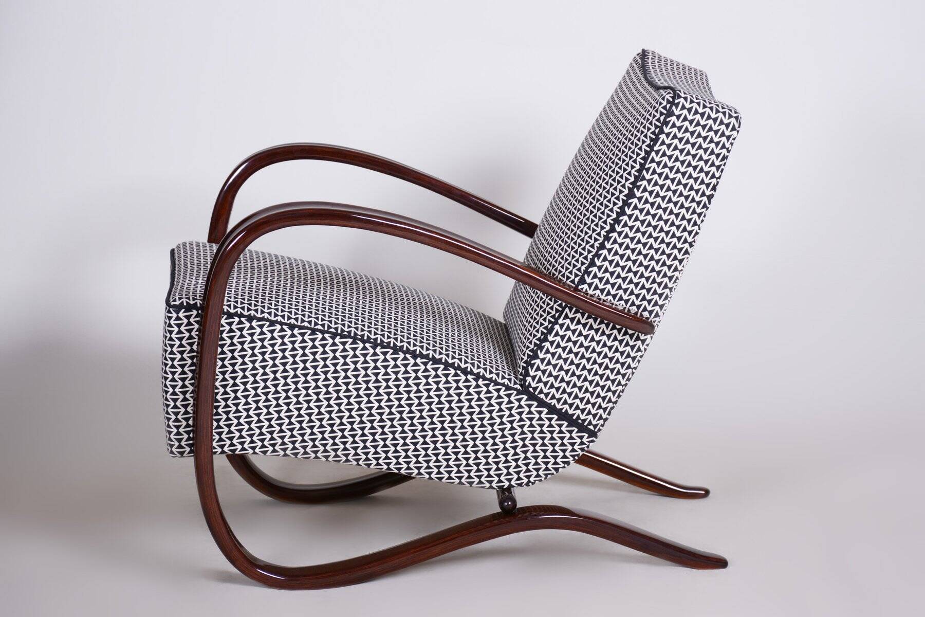 Art Deco Lounge Chairs by J. Halabala for Up Závody, 1930s, Set of 2