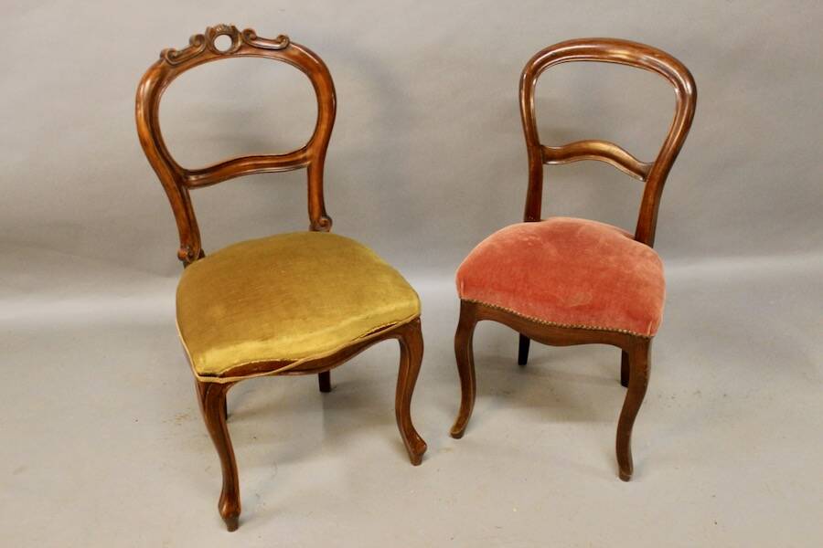 Set of two 19th century living room chairs