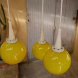 Hanging lamp cascade 3 vintage globes