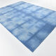 Shades of blue flatweave vintage rug 359x269cm