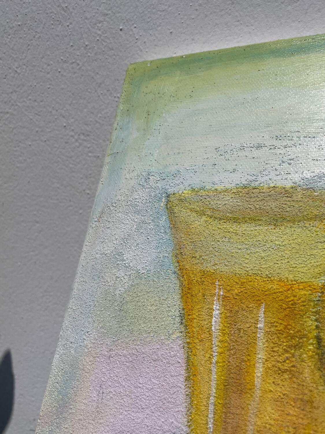 Still life painting on canvas