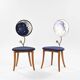 Pair of Luna e Sole chairs by Carlo Berruti (XX-XXI century)