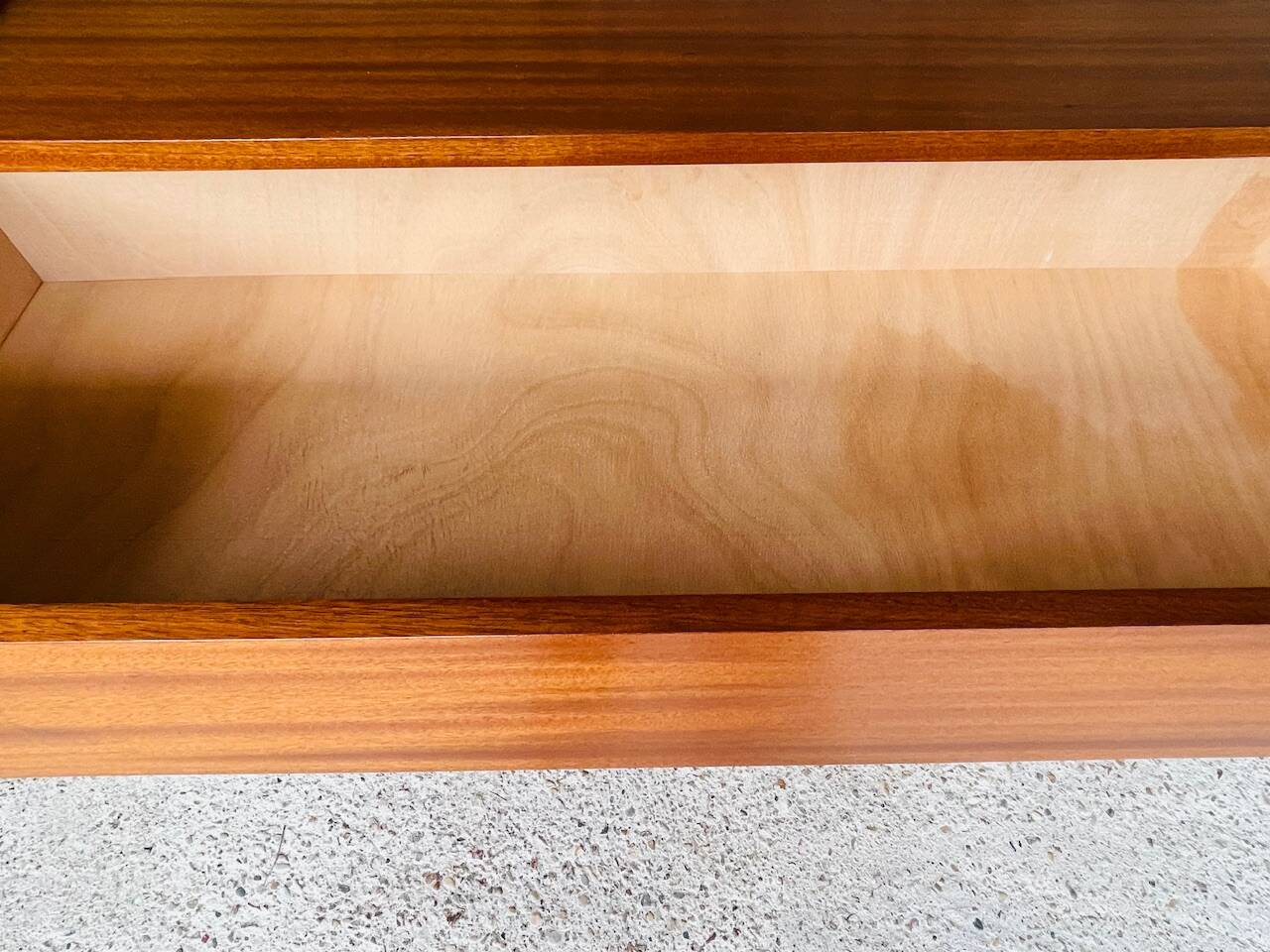 Large vintage chest of drawers with 4 drawers, Scandinavian style, circa 60's