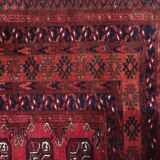 Handmade vintage Afghan Ersari runner 108cm x 282cm, 1960s