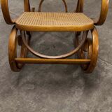 Rocking-chair Thonet 1900 cannage