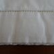 Openwork flat sheet Blue flower cotton mixed-race weft linen 325 x 220 new