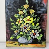 Old “flowers” painting