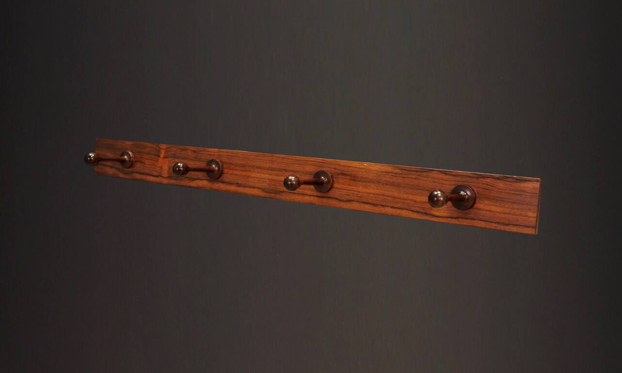 Porte manteau rétro vintage en palissandre 60 70