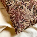 Coussin en jacquard à fleurs 40 cm