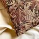 Coussin en jacquard à fleurs 40 cm