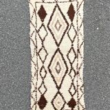 Rug berbere beni ouarain vintage 70x170 cm