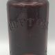 Jar old pot of pharmacy of hospitals in brown glass "peptone cornelis"