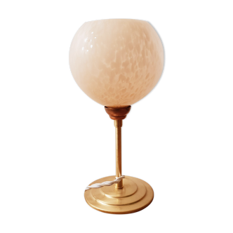 Art Deco opaline table lamp