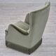 1970s, Danish armchair, velour, beech wood, original excellent condition.