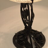 Art Nouveau shell lamp
