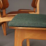 Model 155 Shell Chairs by Børge Mogensen for Søborg Møbelfabrik. Denmark