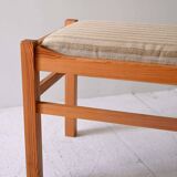 Scandinavian Oak Vintage Footstool
