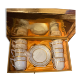 6 cups and saucers porcelain Bacary