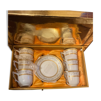6 tasses et soucoupes porcelaine Bavary