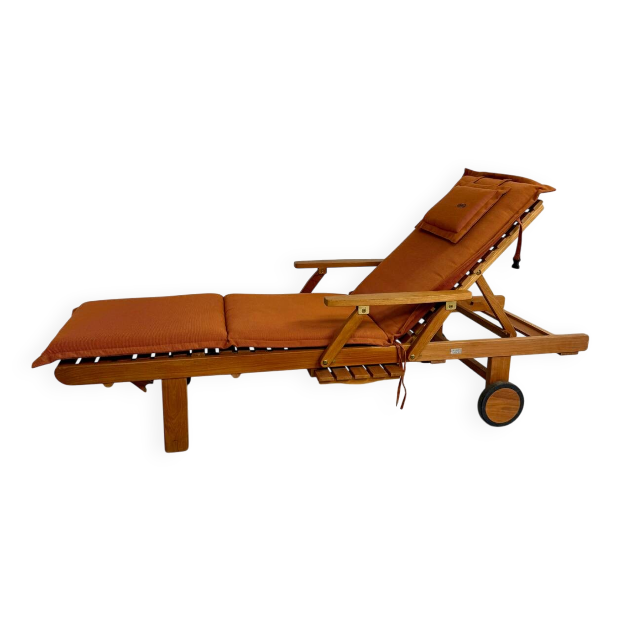 Fischer Möbel design teak deckchairs from the 90s