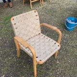 4 Alvar Aalto model 45 armchairs