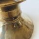 Old bronze church candle holder