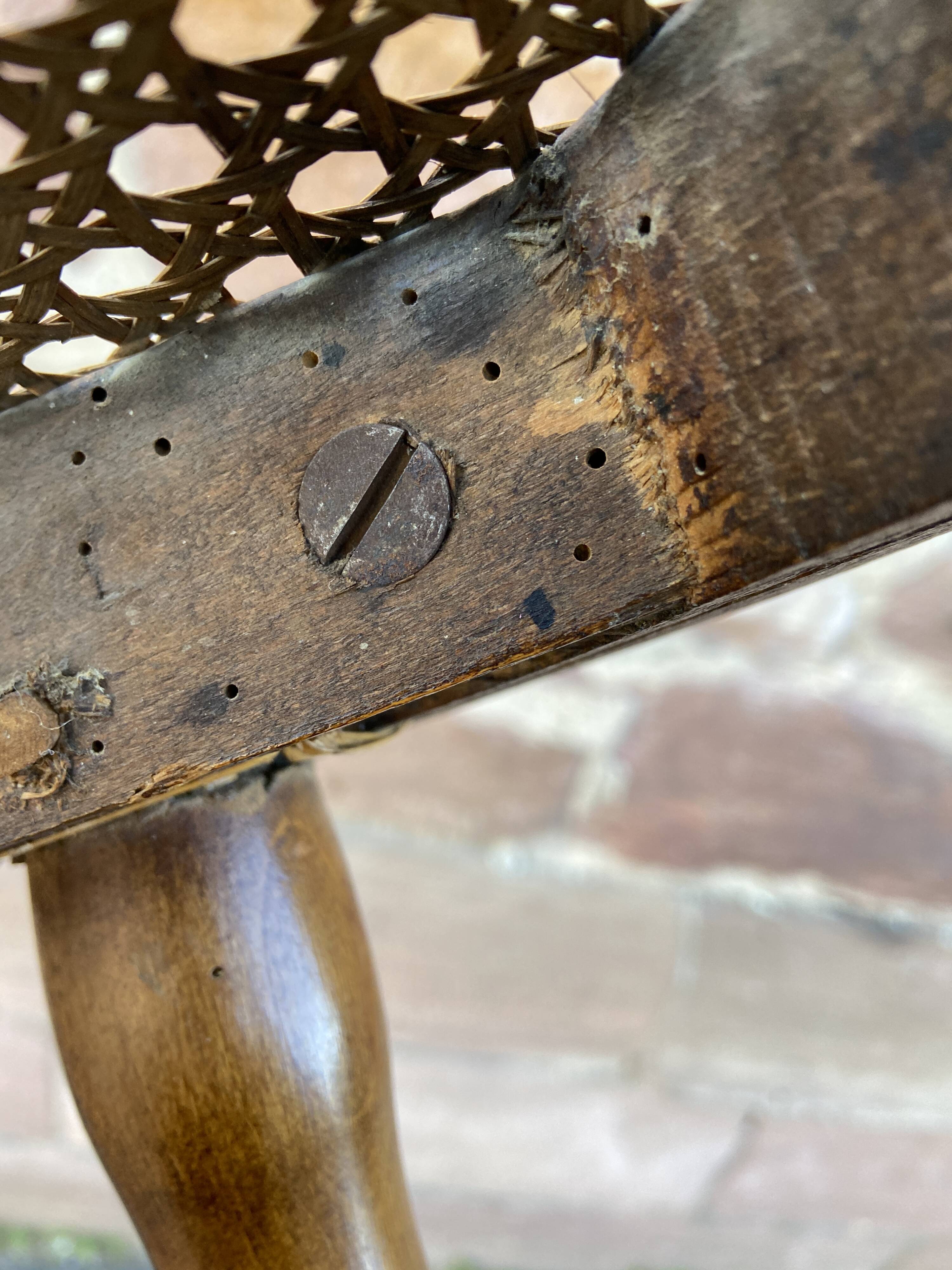 Curved wood bistro chair J J Kohn Nr 80