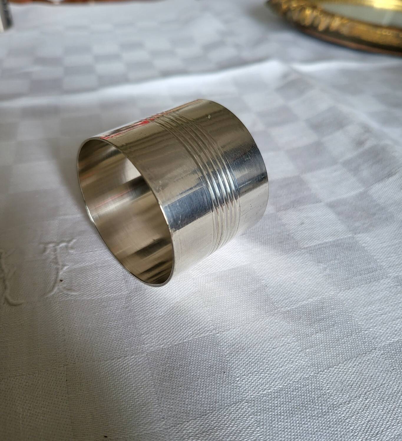 Silver Metal Napkin Ring
