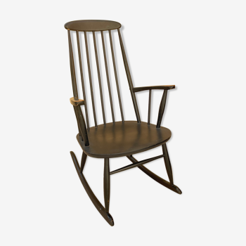 Rocking chair stol kamnik design 1960 scandinave