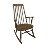 Rocking chair stol kamnik design 1960 scandinavian