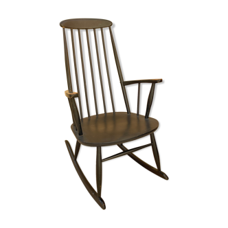 Rocking chair stol kamnik design 1960 scandinavian