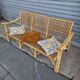 Rattan and bamboo sofa Dal Vera