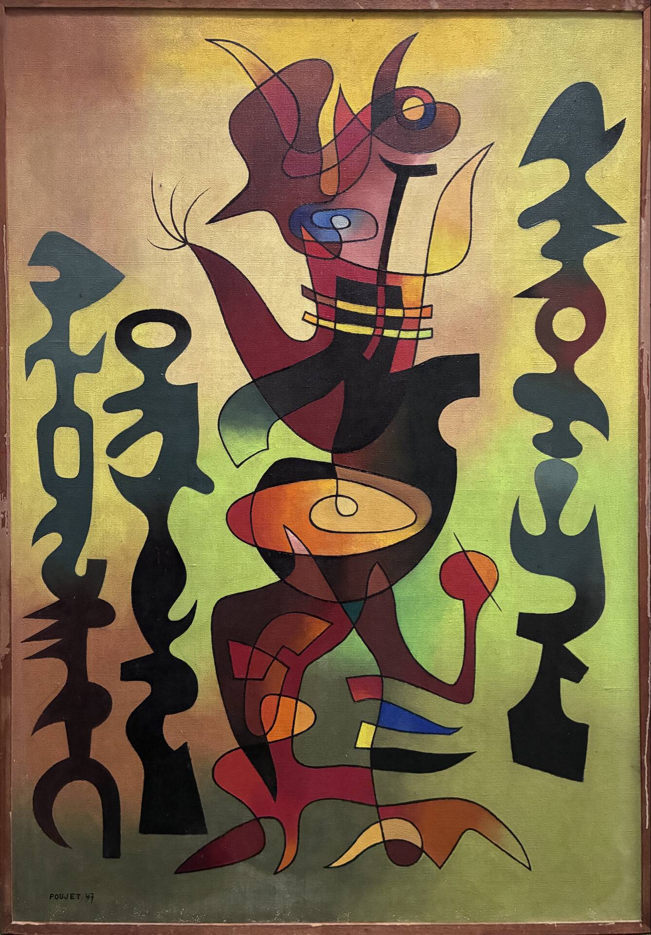 Abstraction André Poujet 1947