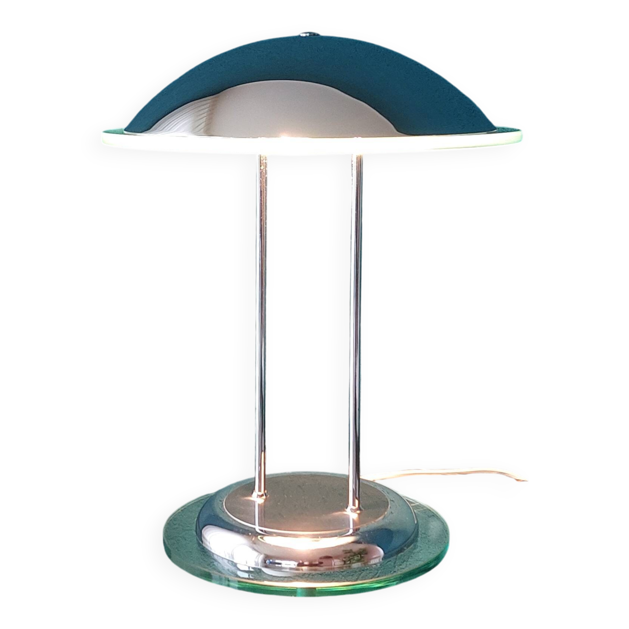 Postmodern Chrome Table Lamp by Herda, 1980´s.