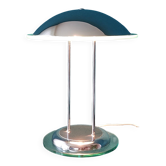 Lampe de table postmoderne en chrome par Herda, années 1980