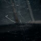 Table à manger en verre et acier par Max Sauze