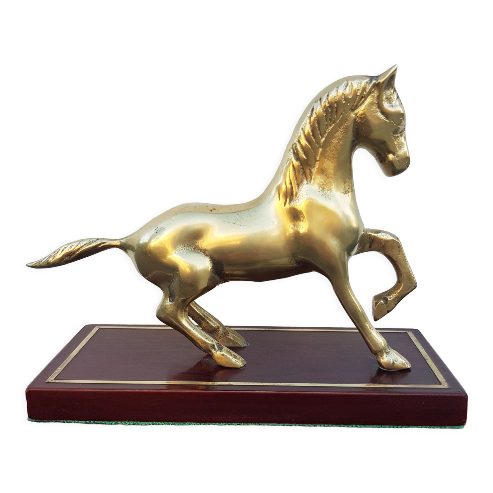 Brass horse