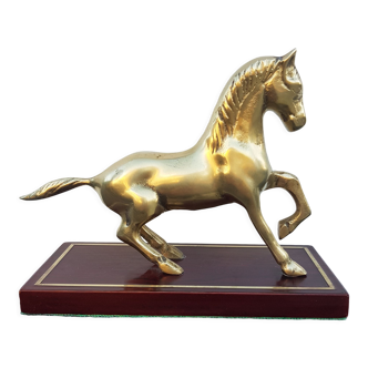 Brass horse