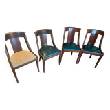Set of 4 Empire style chairs