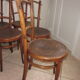 Set of 5 bistro chairs from the 30s
