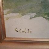 Still life painting signed Rodolphe Colao