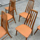 Suite de 6 chaises par Niels Koefoed, 1960