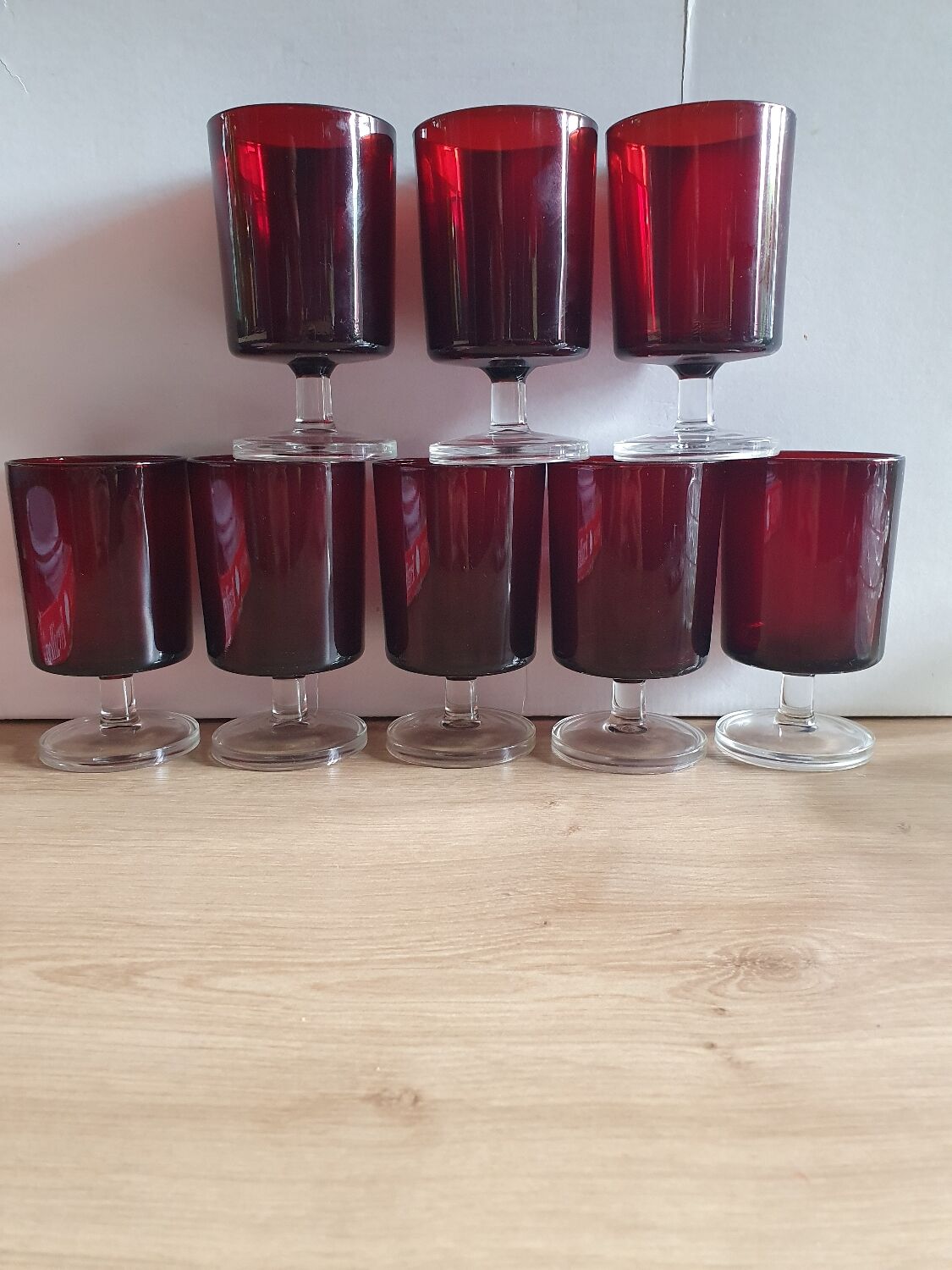 Luminarc wine glasses